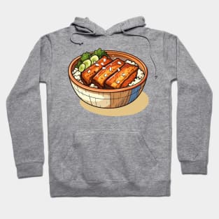 Satisfy your cravings with this mouth-watering unagidon grilled eel rice bowl Hoodie